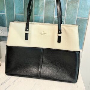 Kate Spade New York Large Colorblock Leather Tote